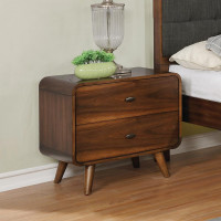 Coaster Furniture 205132 Robyn 2-drawer Nightstand Dark Walnut